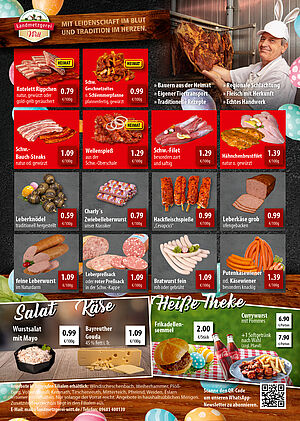 Eine Eine Aufstellung von verschiedenen Angeobten für die Kalenderwoche 41 für den Bereich Oberpfalzvon verschiedenen Angeobten für die Kalenderwoche 14 für den Bereich Oberpfalz