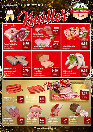 Eine Eine Aufstellung von verschiedenen Angeobten für die Kalenderwoche 41 für den Bereich Oberpfalzvon verschiedenen Angeobten für die Kalenderwoche 01 für den Bereich Oberpfalz